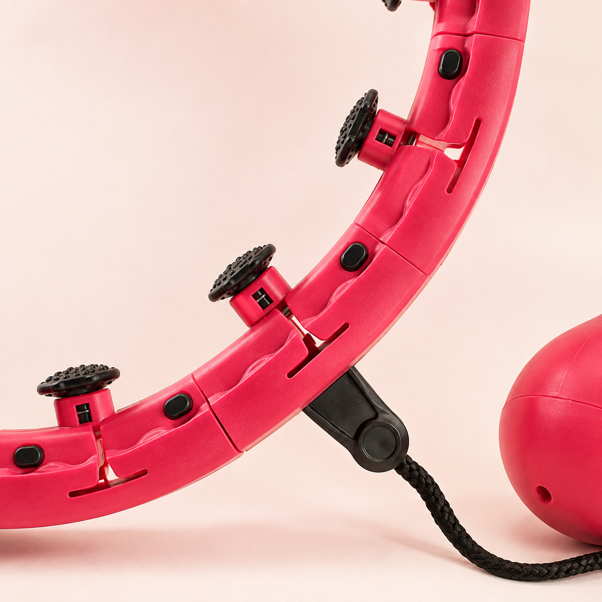 Smart Weighted Hula Hoop – Adjustable 24-Section Fitness Hoop