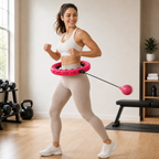 Smart Weighted Hula Hoop – Adjustable 24-Section Fitness Hoop