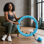 Smart Weighted Hula Hoop – Adjustable 24-Section Fitness Hoop