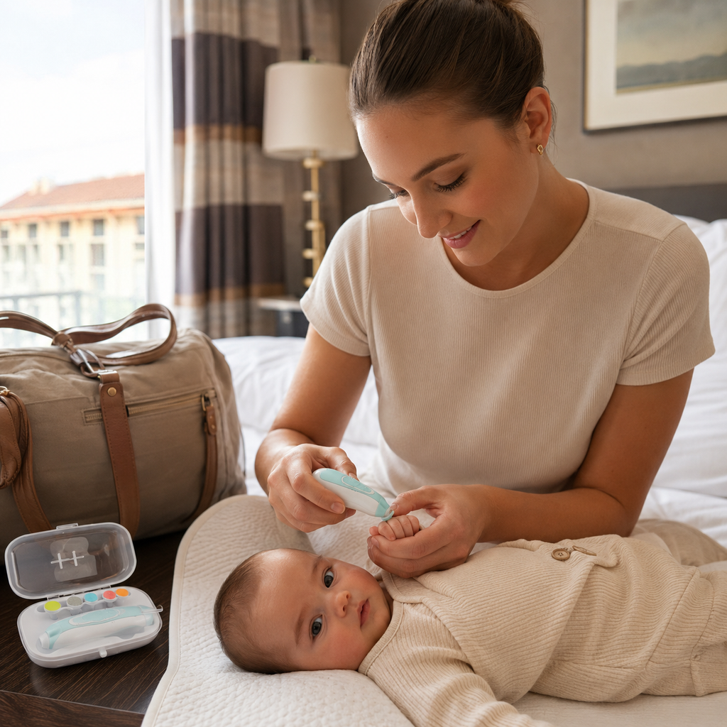 Electric Baby Nail Trimmer Set – Gentle & Safe Nail Care