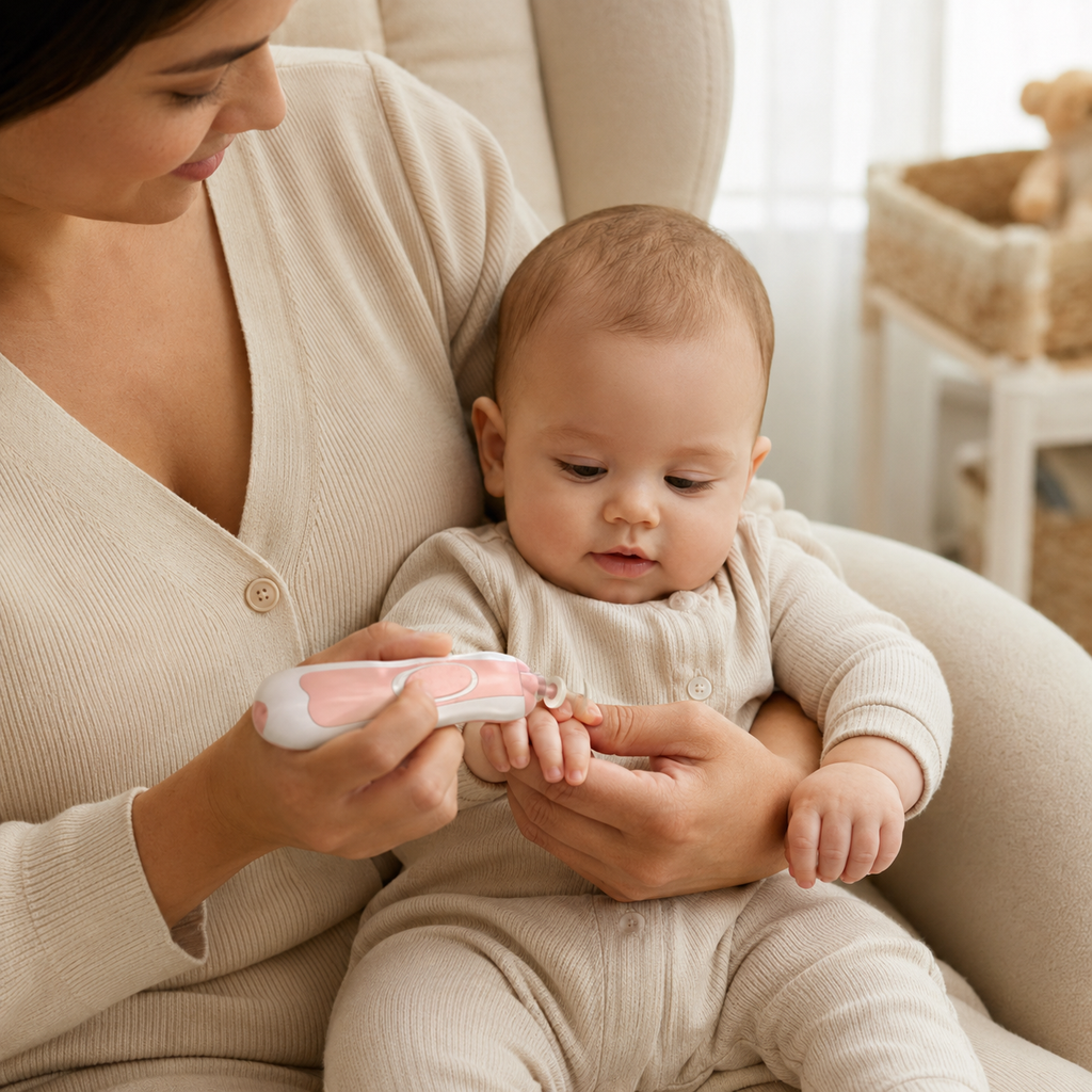 Electric Baby Nail Trimmer Set – Gentle & Safe Nail Care
