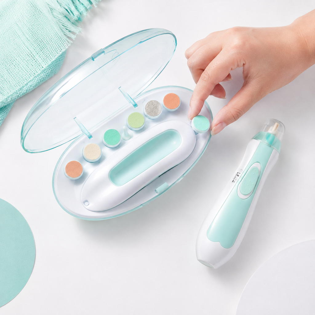 Electric Baby Nail Trimmer Set – Gentle & Safe Nail Care