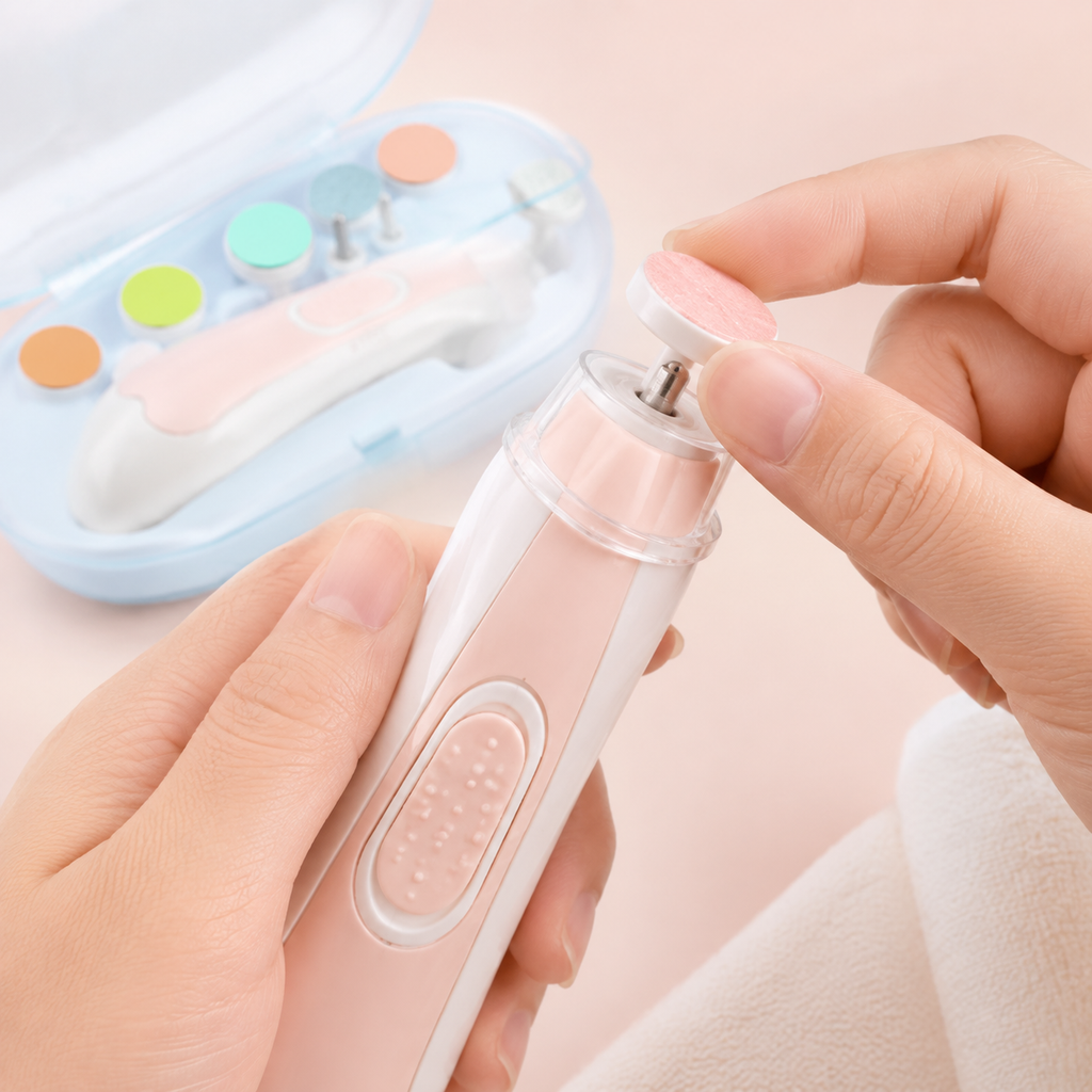 Electric Baby Nail Trimmer Set – Gentle & Safe Nail Care