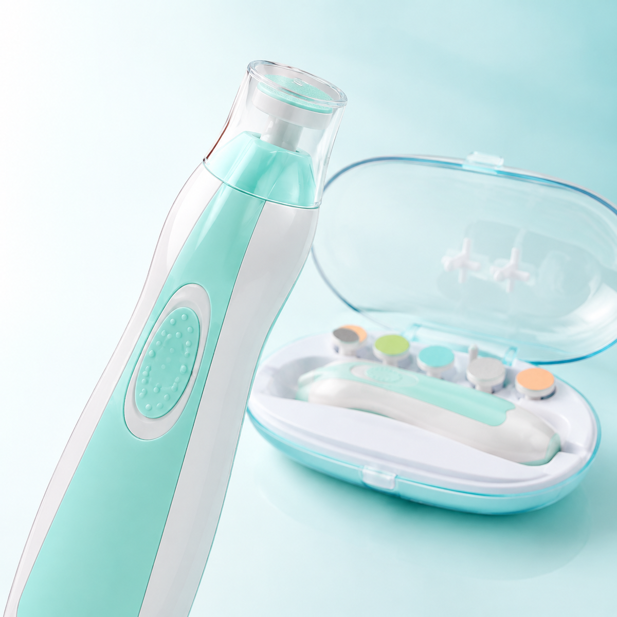Electric Baby Nail Trimmer Set – Gentle & Safe Nail Care