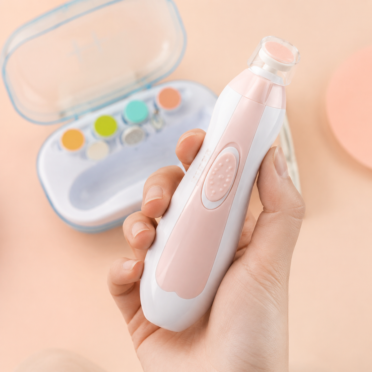 Electric Baby Nail Trimmer Set – Gentle & Safe Nail Care