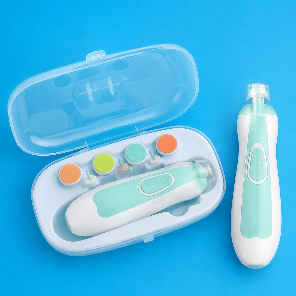 Electric Baby Nail Trimmer Set – Gentle & Safe Nail Care