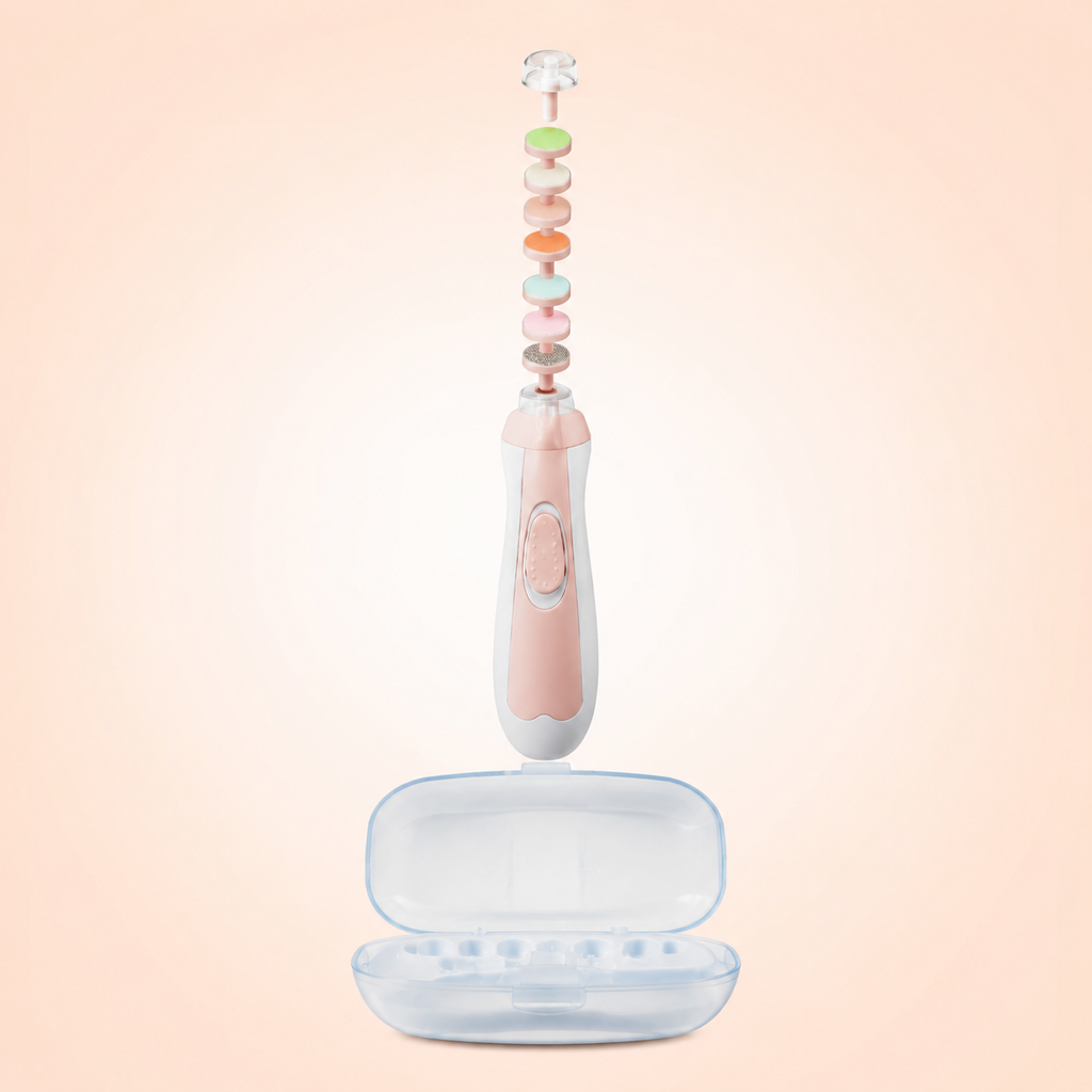 Electric Baby Nail Trimmer Set – Gentle & Safe Nail Care