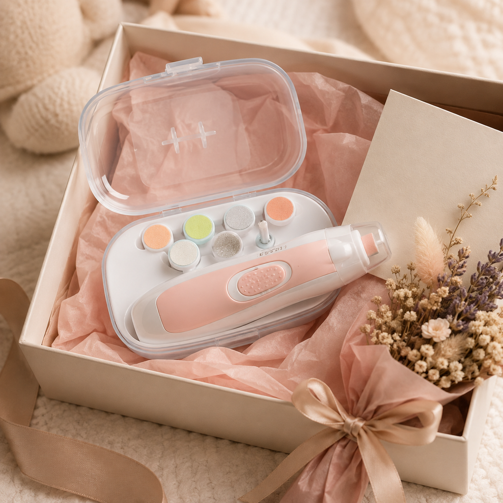 Electric Baby Nail Trimmer Set – Gentle & Safe Nail Care