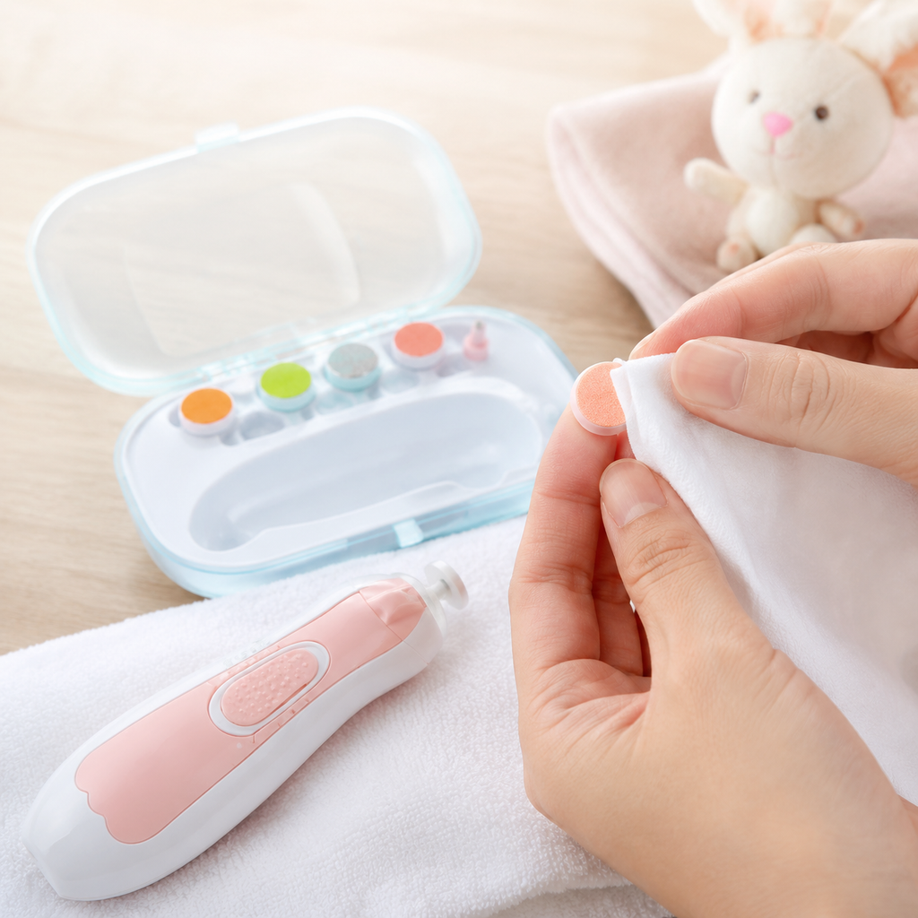 Electric Baby Nail Trimmer Set – Gentle & Safe Nail Care