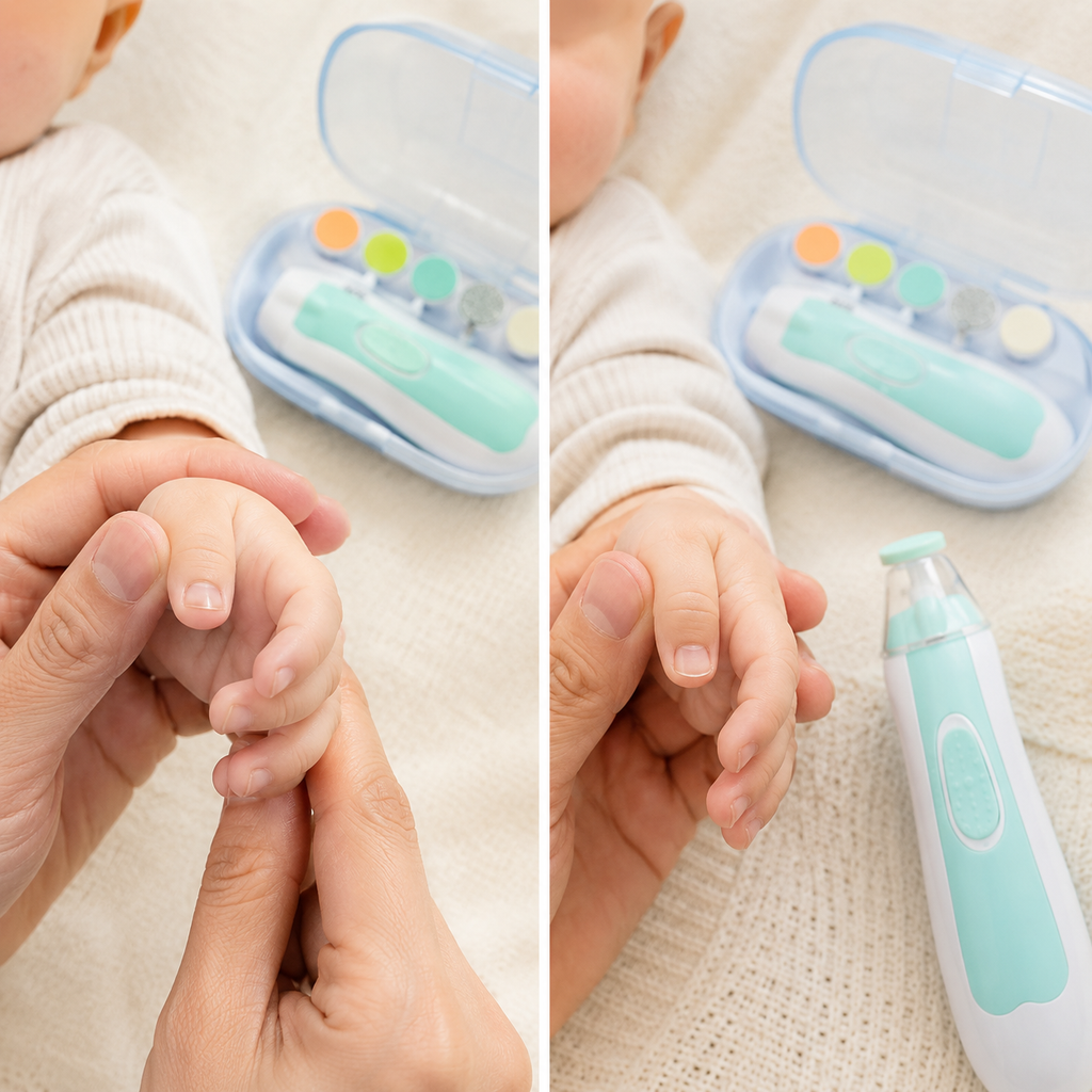 Electric Baby Nail Trimmer Set – Gentle & Safe Nail Care