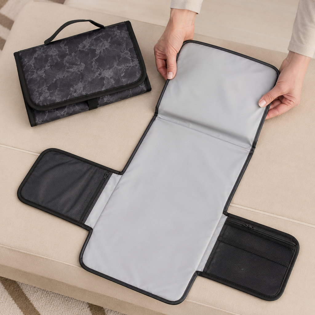 Portable Foldable Baby Changing Mat – Waterproof Travel Changing Pad