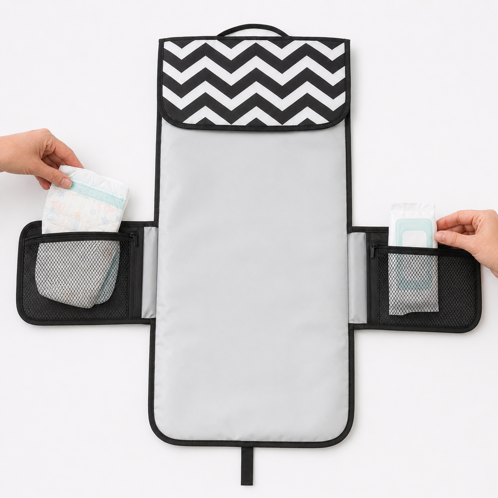 Portable Foldable Baby Changing Mat – Waterproof Travel Changing Pad