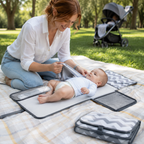 Portable Foldable Baby Changing Mat – Waterproof Travel Changing Pad