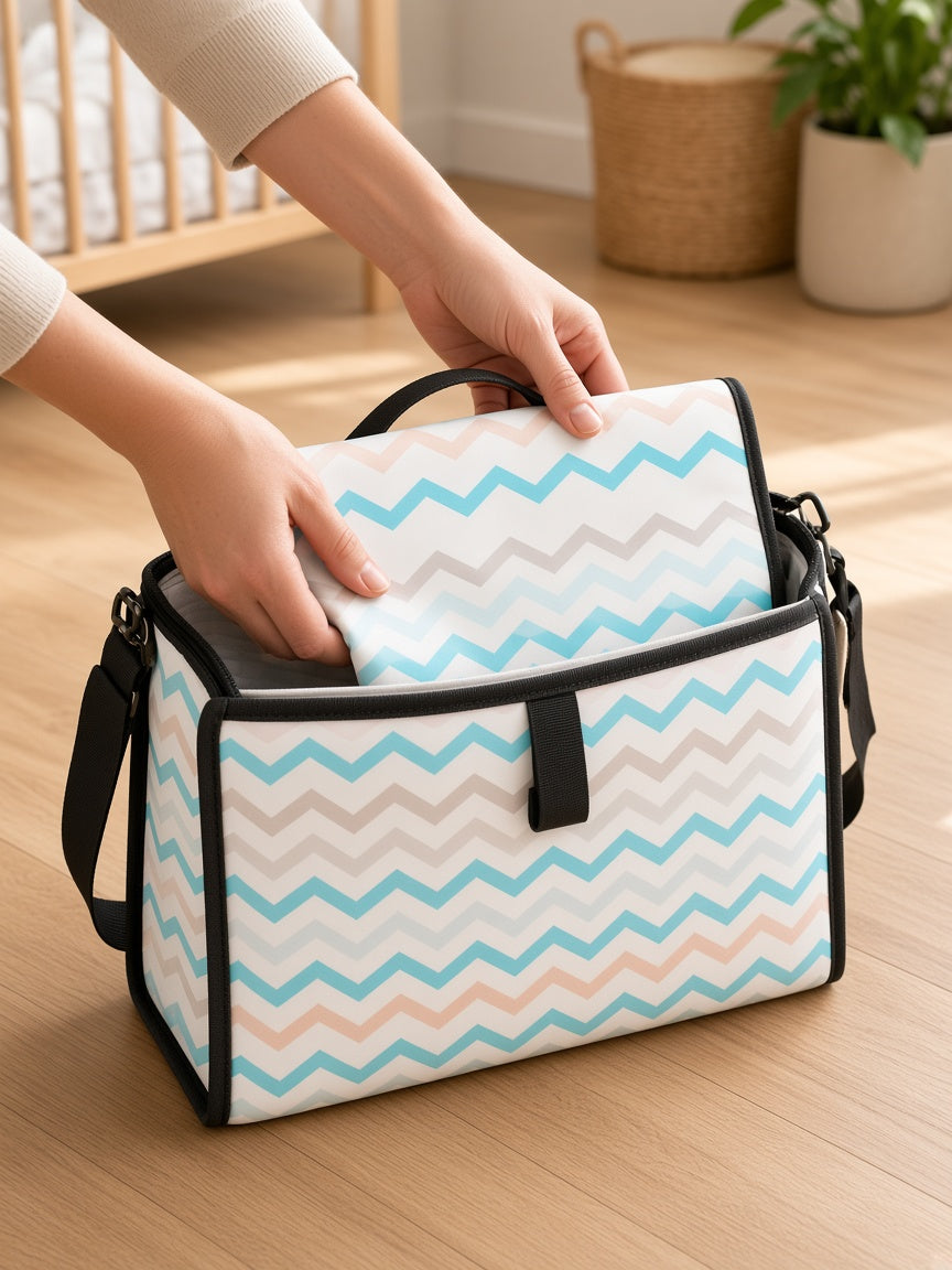 Fold into a travel clutch