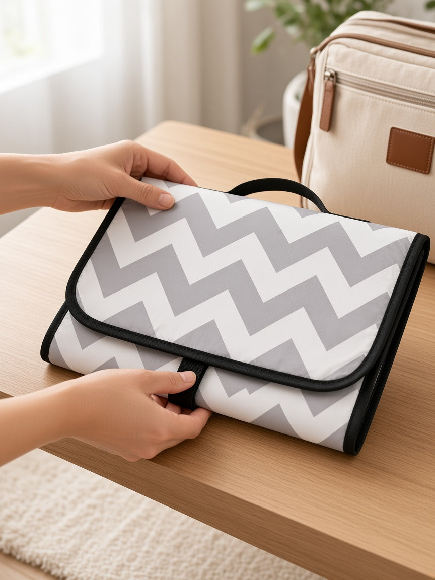 Fold into a travel clutch