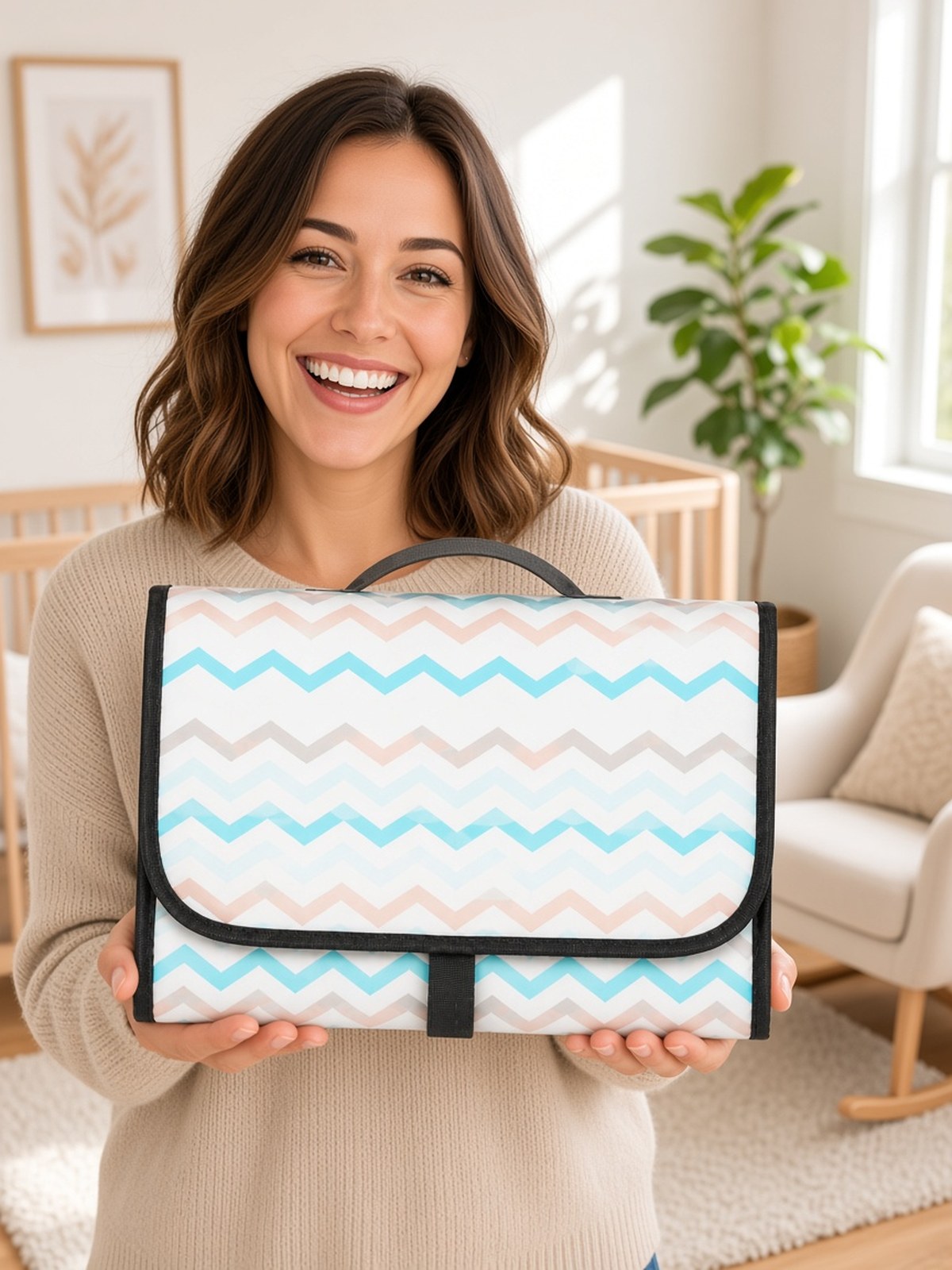 Portable Foldable Baby Changing Mat – Waterproof Travel Changing Pad — Colorful lifestyle