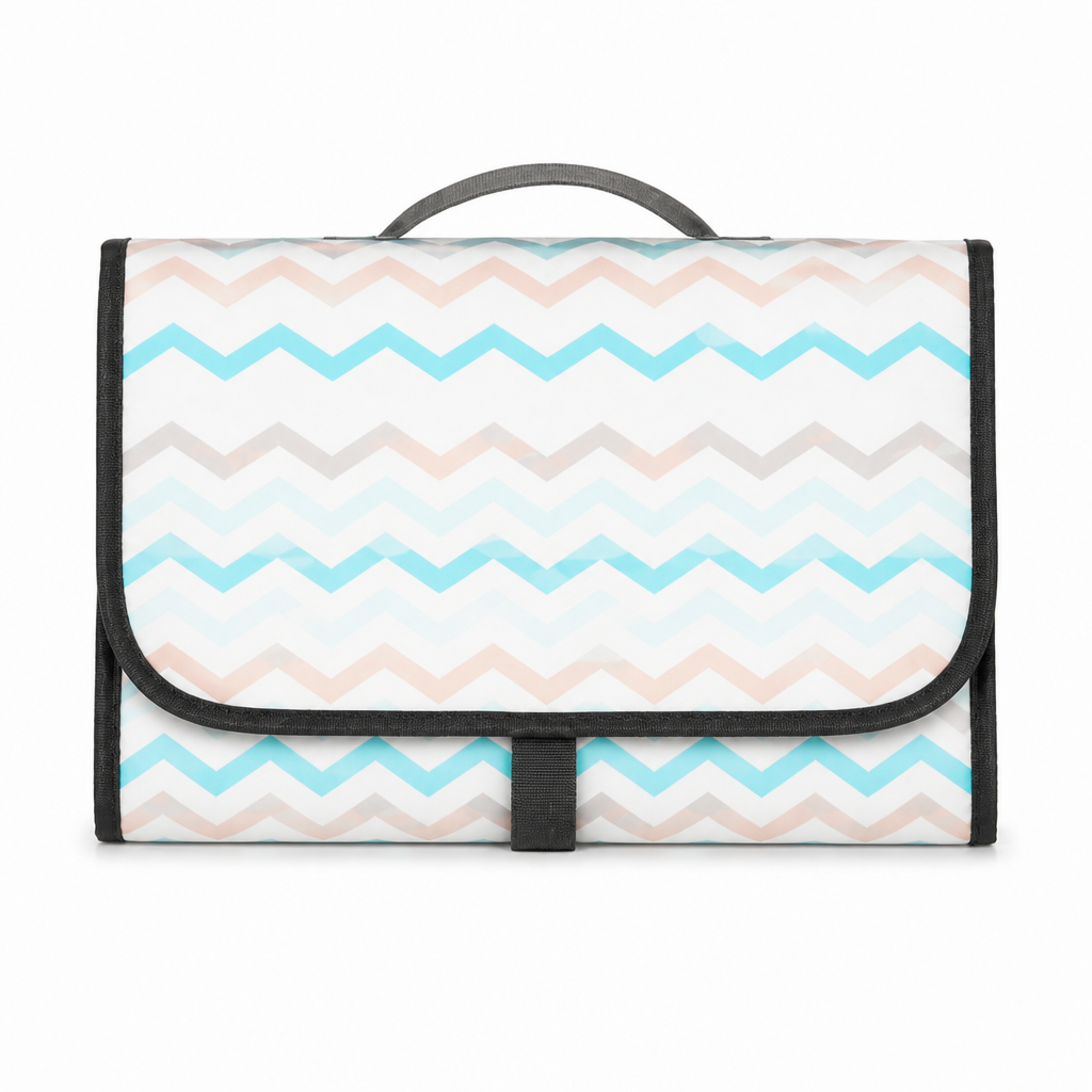 Portable Foldable Baby Changing Mat – Waterproof Travel Changing Pad – Colorful