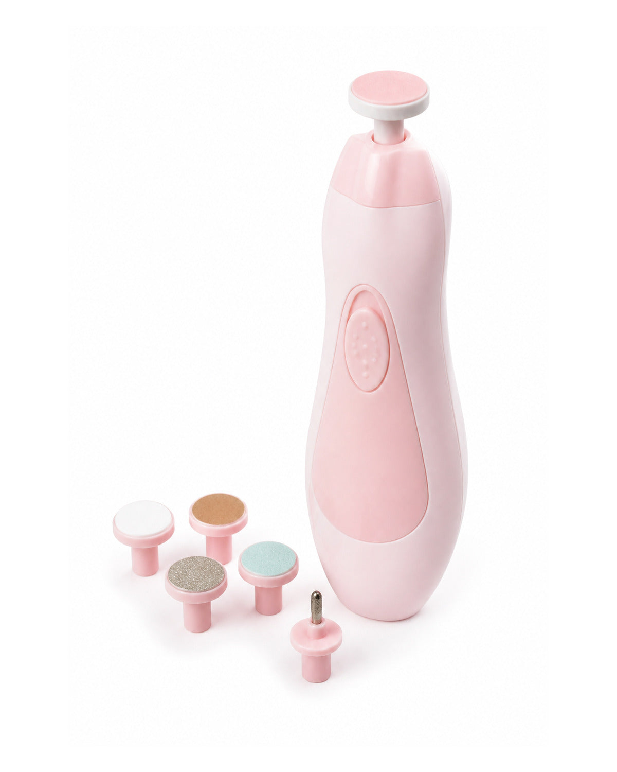 Electric Baby Nail Trimmer Set – Gentle & Safe Nail Care – Pink